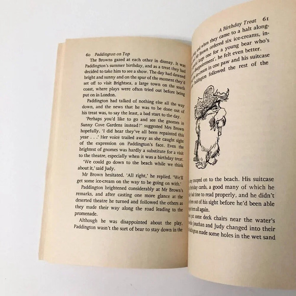 Vtg 1977  Paddington Bear On Top Fontana Lions Book Paperback Michael Bond - Picture 15 of 16